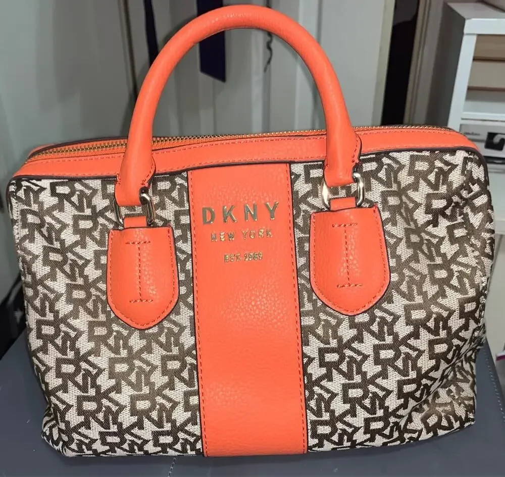 DKNY Monogram Satchel Bag